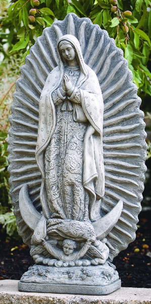 Statue Cast Stone Our Lady Of Guadalupe